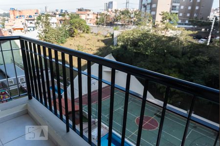 Varanda da sala de apartamento para alugar com 1 quarto, 40m² em Vila Andrade, São Paulo