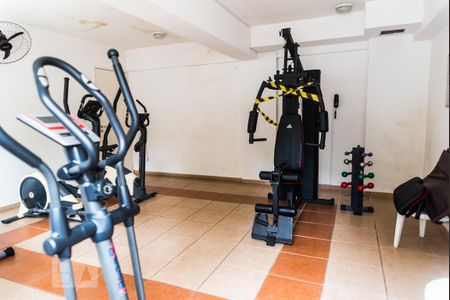 Área comum - Academia de apartamento para alugar com 1 quarto, 40m² em Vila Andrade, São Paulo