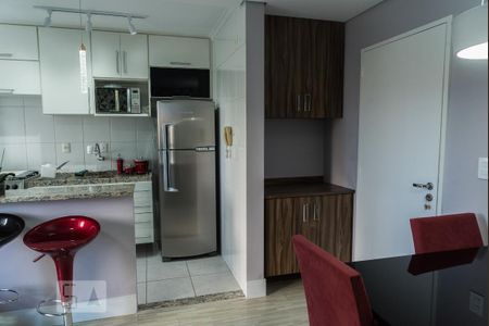 Cozinha de apartamento para alugar com 1 quarto, 40m² em Vila Andrade, São Paulo