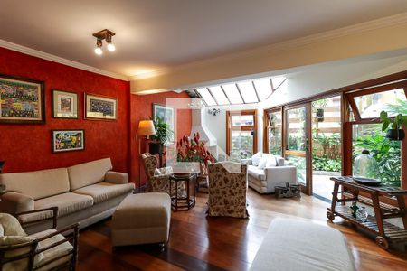 Sala de casa de condomínio para alugar com 4 quartos, 220m² em Jardim Ampliação, São Paulo