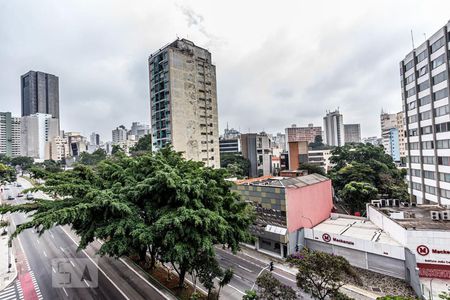 Vista de kitnet/studio para alugar com 1 quarto, 34m² em Consolação, São Paulo
