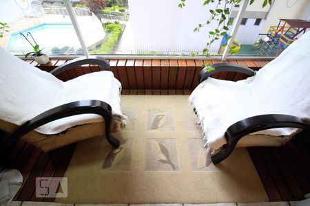 Varanda de apartamento à venda com 4 quartos, 136m² em Vila Monte Alegre, São Paulo