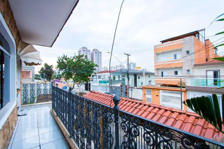 Varanda da Sala de Estar de casa à venda com 3 quartos, 367m² em Campestre, Santo André