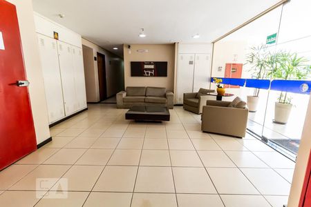 Studio para alugar com 26m², 1 quarto e 1 vagaRecepção do bloco