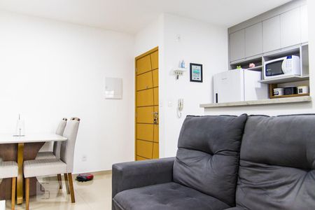 Sala de apartamento para alugar com 2 quartos, 51m² em Vila Humaitá, Santo André