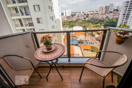 Varanda da Sala de apartamento à venda com 3 quartos, 108m² em Vila Monte Alegre, São Paulo