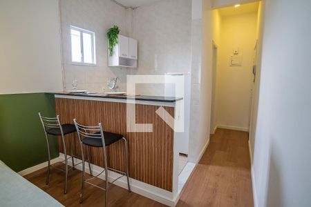 Cozinha de kitnet/studio para alugar com 1 quarto, 25m² em Centro, Rio de Janeiro