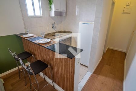 Studio para alugar com 25m², 1 quarto e sem vagaCozinha