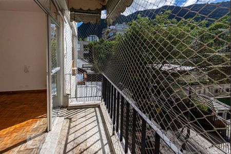 Varanda da Sala de apartamento para alugar com 3 quartos, 110m² em Jardim Botânico, Rio de Janeiro