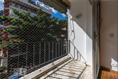 Varanda da Sala de apartamento para alugar com 3 quartos, 110m² em Jardim Botânico, Rio de Janeiro