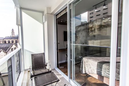 Studio para alugar com 22m², 1 quarto e sem vaga Studio para alugar com 22m², 1 quarto e sem vagaVaranda