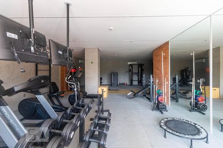 Studio para alugar com 35m², 1 quarto e 1 vaga Studio para alugar com 35m², 1 quarto e 1 vagaÁrea comum - Academia