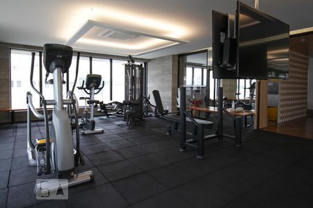 Studio para alugar com 40m², 1 quarto e 1 vaga Studio para alugar com 40m², 1 quarto e 1 vagaÁrea comum - Academia