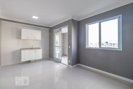 Sala de apartamento para alugar com 1 quarto, 40m² em Jardim Tupanci, Barueri