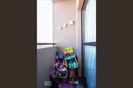 Varanda da Sala de apartamento à venda com 2 quartos, 51m² em Vila Mangalot, São Paulo
