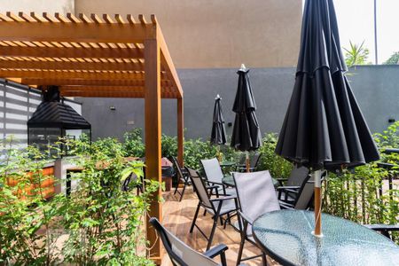 Studio à venda com 27m², 1 quarto e sem vagaChurrasqueira