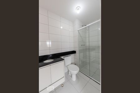 Banheiro Social de apartamento para alugar com 1 quarto, 30m² em Vila Graciosa, São Paulo