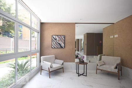 Apartamento para alugar com 49m², 2 quartos e 1 vagaHall social