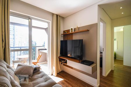 Sala de tv de apartamento para alugar com 2 quartos, 49m² em Vila Andrade, São Paulo