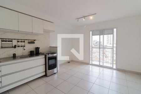 Sala - Cozinha de apartamento à venda com 1 quarto, 37m² em Ferreira, São Paulo