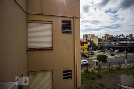 Vista da Sala/Quarto de kitnet/studio para alugar com 1 quarto, 28m² em Petrópolis, Porto Alegre