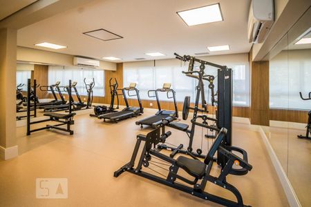 Área comum - Academia de apartamento para alugar com 1 quarto, 35m² em Vila Eliza, Campinas