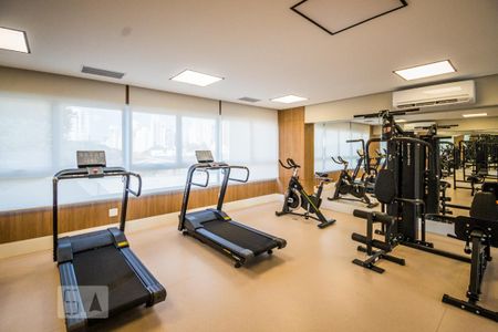 Área comum - Academia de apartamento para alugar com 1 quarto, 35m² em Vila Eliza, Campinas