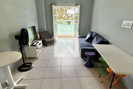Sala de apartamento para alugar com 1 quarto, 60m² em José Menino, Santos