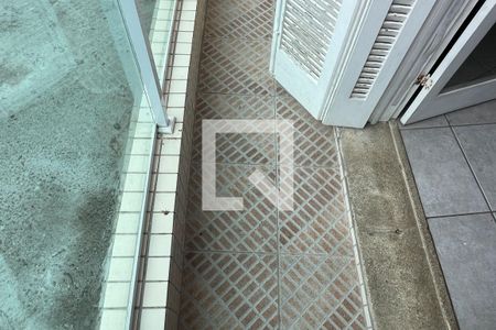Varanda da Sala de apartamento para alugar com 1 quarto, 60m² em José Menino, Santos