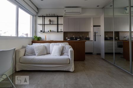 Studio - Sala de kitnet/studio para alugar com 1 quarto, 30m² em Pinheiros, São Paulo