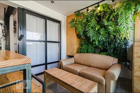 Varanda de apartamento à venda com 1 quarto, 40m² em Pinheiros, São Paulo