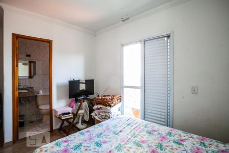 Suíte de apartamento à venda com 3 quartos, 90m² em Vila Pires, Santo André