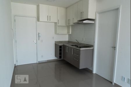 Sala - cozinha de apartamento para alugar com 1 quarto, 37m² em Real Parque, São Paulo