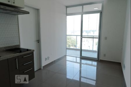 Sala - cozinha de apartamento para alugar com 1 quarto, 37m² em Real Parque, São Paulo