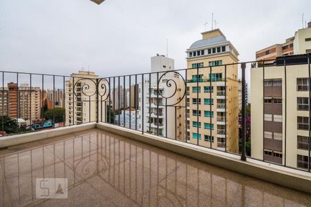 Varanda da Sala de apartamento à venda com 5 quartos, 280m² em Cambuí, Campinas