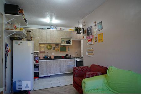 Sala - cozinha de apartamento à venda com 2 quartos, 46m² em Morro Santana, Porto Alegre