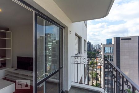 Varanda da Sala de apartamento para alugar com 2 quartos, 74m² em Vila Olímpia, São Paulo