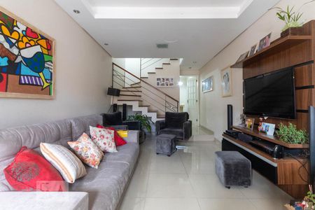 Sala de Estar de casa de condomínio à venda com 3 quartos, 189m² em Teresópolis, Porto Alegre