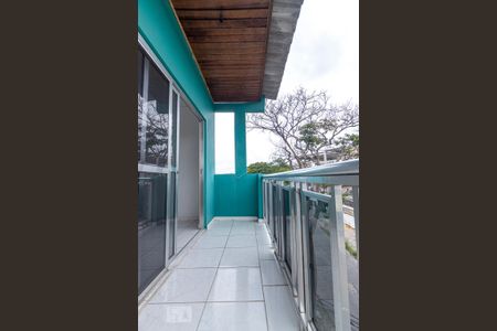 Casa para alugar com 55m², 2 quartos e sem vaga Casa para alugar com 55m², 2 quartos e sem vagaDetalhe da Varanda do Quarto 2 - Suíte