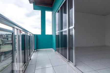 Varanda do Quarto 2 - Suíte de casa para alugar com 2 quartos, 55m² em Bento Ribeiro, Rio de Janeiro