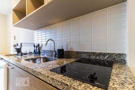 Studio para alugar com 20m², 1 quarto e sem vaga Studio para alugar com 20m², 1 quarto e sem vagaCozinha - Cooktop