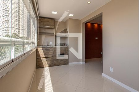 sacada sala de apartamento à venda com 2 quartos, 88m² em Vila Firmiano Pinto, São Paulo