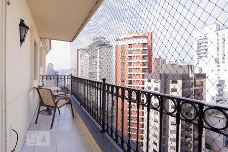 Varanda Sala de apartamento para alugar com 4 quartos, 160m² em Perdizes, São Paulo