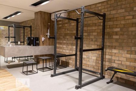 Studio para alugar com 26m², 1 quarto e sem vaga Studio para alugar com 26m², 1 quarto e sem vagaÁrea comum - Academia