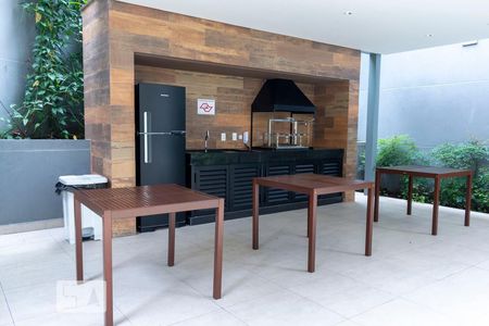 Studio para alugar com 26m², 1 quarto e sem vaga Studio para alugar com 26m², 1 quarto e sem vagaÁrea comum - Churrasqueira