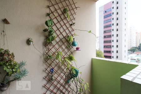 Varanda da Sala de apartamento para alugar com 1 quarto, 39m² em Indianópolis, São Paulo