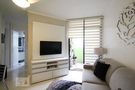 Sala de apartamento para alugar com 1 quarto, 39m² em Indianópolis, São Paulo