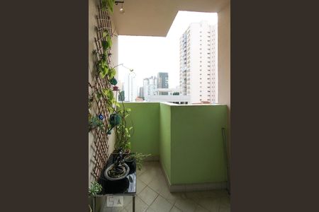 Varanda da Sala de apartamento para alugar com 1 quarto, 39m² em Indianópolis, São Paulo