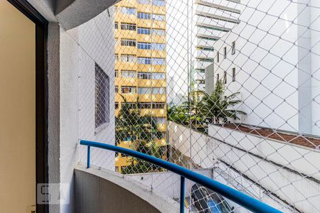 Varanda da Sala de apartamento para alugar com 2 quartos, 46m² em Jardim Paulista, São Paulo