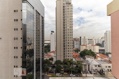 Vista da varanda de apartamento para alugar com 1 quarto, 45m² em Paraíso, São Paulo